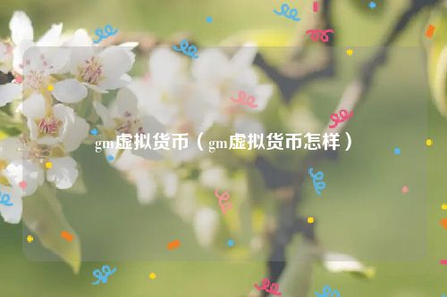 gm虚拟货币（gm虚拟货币怎样）